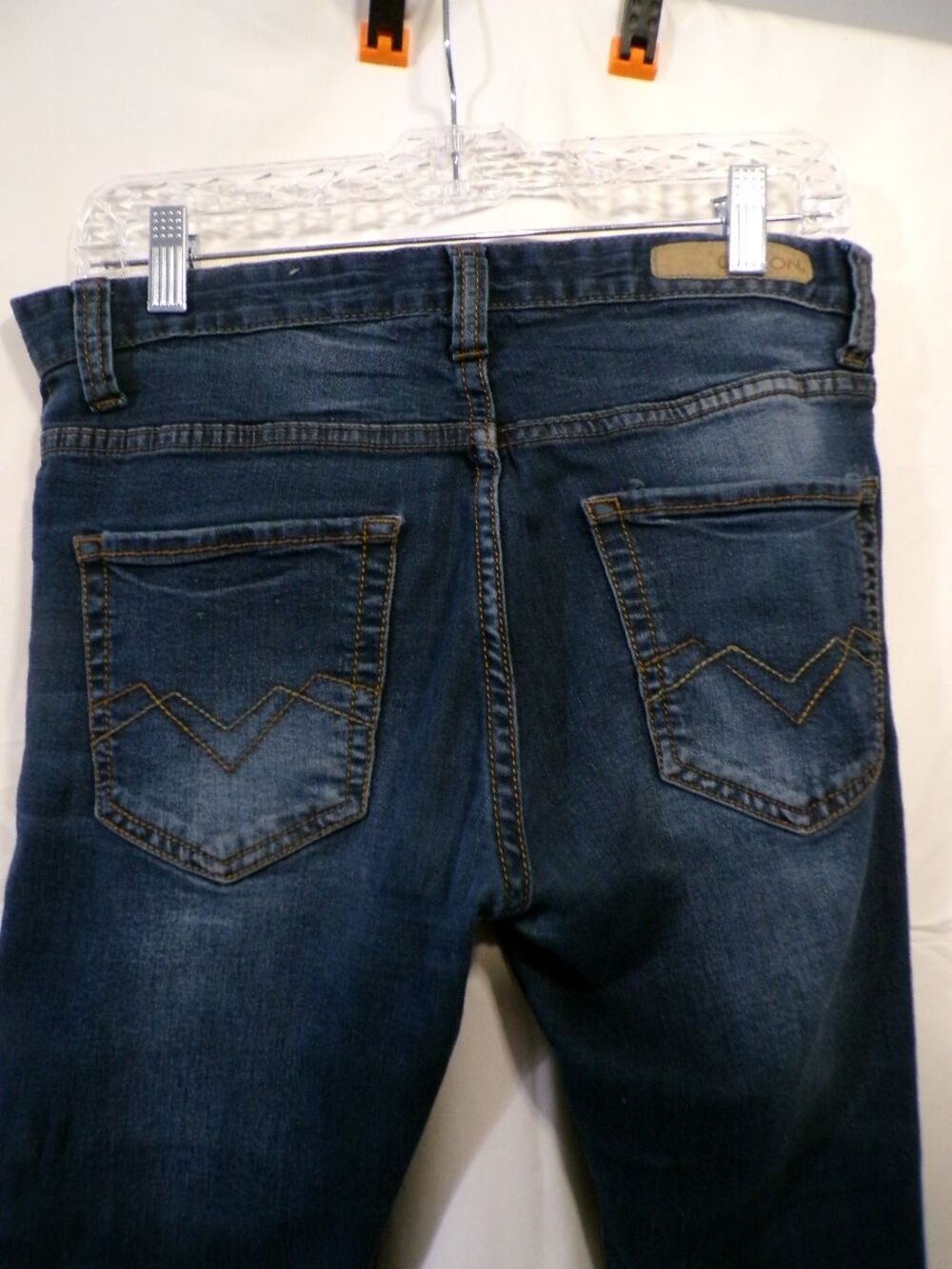 Carbon Super Skinny Men's Jeans 30x30 Dark Blue Skinny Denim - Picture 4 of 8